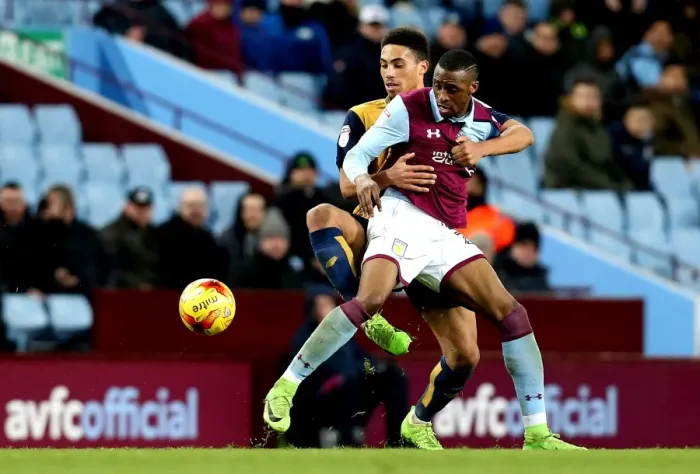 Framed Print : Vyner vs. Kodjia: Intense Battle for the Ball at Villa Park, 2017 Framed Print : Vyner vs. Kodjia: Intense Battle for the Ball at Villa Park, 2017