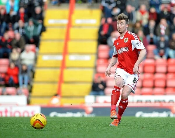 Wade Elliott in Action: Bristol City vs. Tranmere Rovers, Sky Bet League One, 2014