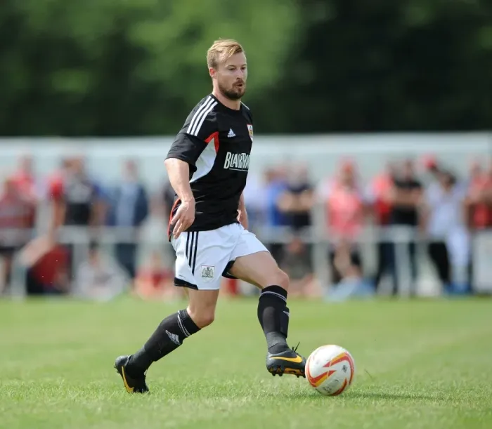 Framed Print : Wade Elliott in Action: Portishead Town vs. Bristol City Pre-Season Friendly (July 2014) Framed Print : Wade Elliott in Action: Portishead Town vs. Bristol City Pre-Season Friendly (July 2014)