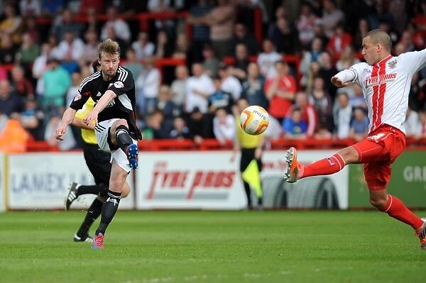 Wade Elliott Goes for Glory: Bristol City's Shot at Stevenage, 2014