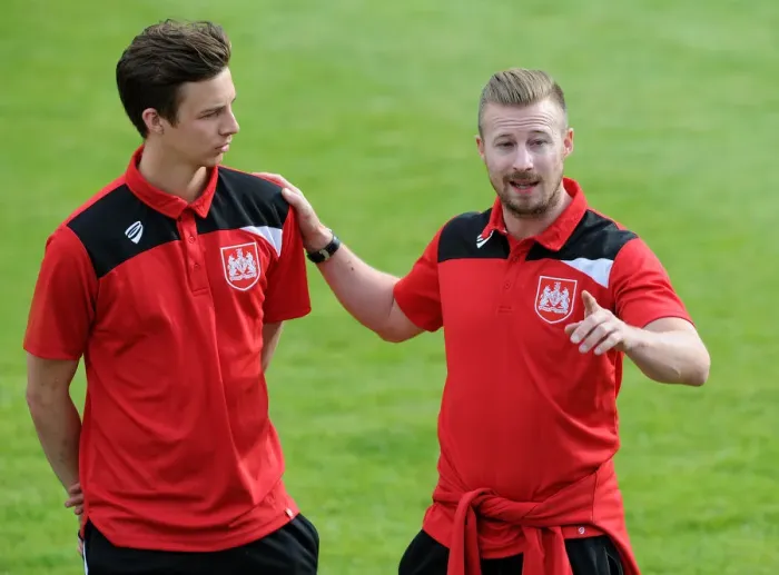 Framed Print : Wade Elliott Leads Bristol City Under-21s in Pre-Season Friendly against Bath City
