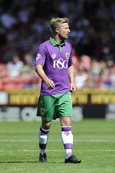 Wade Elliott Scores First Goal of the Season for Bristol City against Sheffield United, Sky Bet League One, 2014