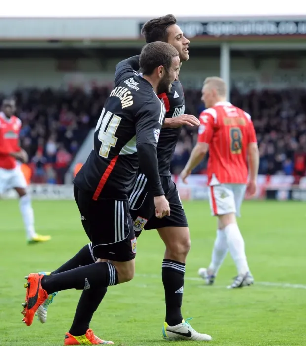 Framed Print : Walsall vs. Bristol City: The Exciting Football Showdown (April 12, 2014)