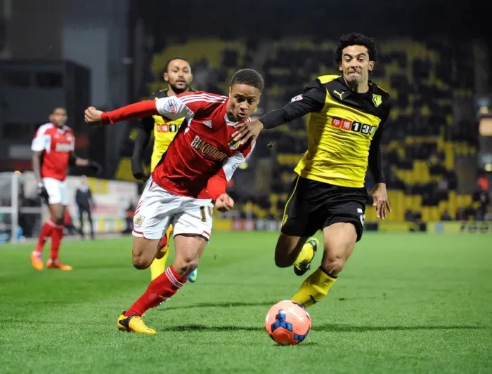 Framed Print : Watford v Bristol City 140114