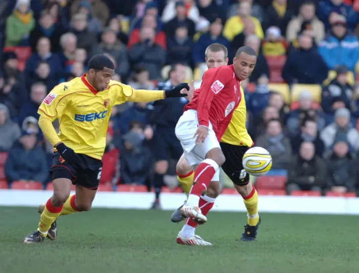 Framed Print : Watford vs. Bristol City: A Football Rivalry - Season 08-09