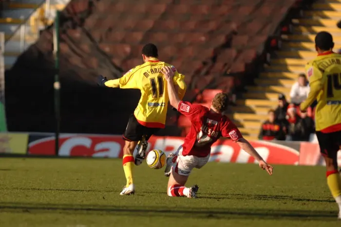 Framed Print : Watford vs. Bristol City: A Football Rivalry - Season 08-09 Framed Print : Watford vs. Bristol City: A Football Rivalry - Season 08-09