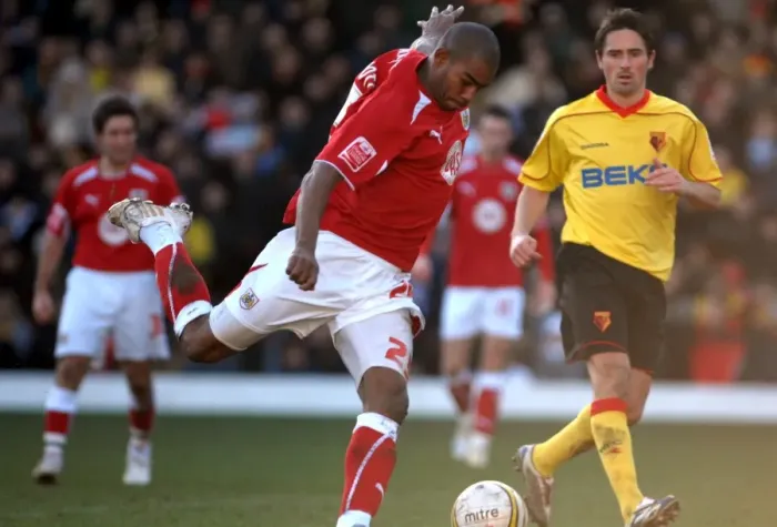Framed Print : Watford vs. Bristol City: A Football Rivalry - Season 08-09 Framed Print : Watford vs. Bristol City: A Football Rivalry - Season 08-09