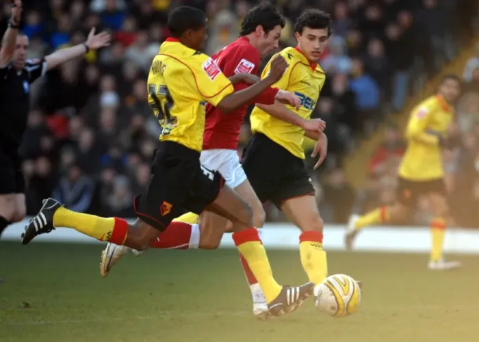 Framed Print : Watford vs. Bristol City: A Football Rivalry - Season 08-09 Framed Print : Watford vs. Bristol City: A Football Rivalry - Season 08-09