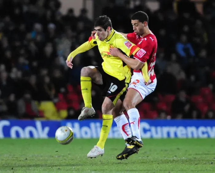 Framed Print : Watford vs. Bristol City: A Football Rivalry - Season 09-10