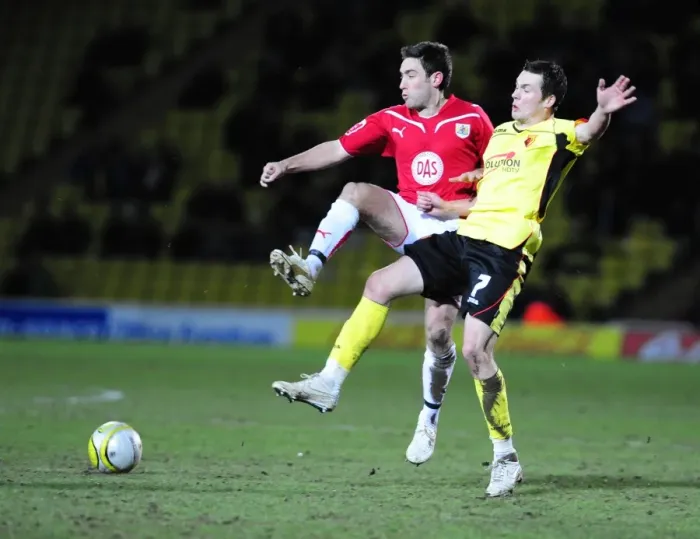 Framed Print : Watford vs. Bristol City: A Football Rivalry - Season 09-10 Framed Print : Watford vs. Bristol City: A Football Rivalry - Season 09-10