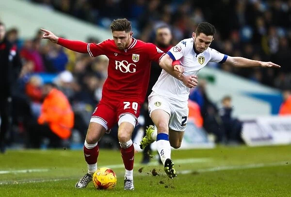 Wes Burns in Action: Leeds United vs. Bristol City, Sky Bet Championship (January 23, 2016)