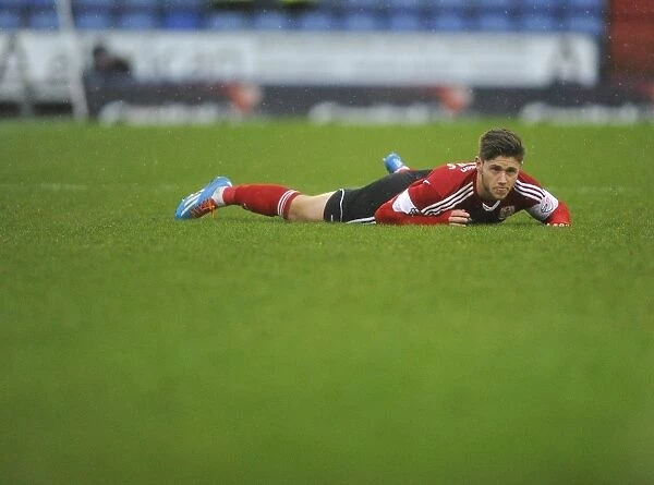 Wes Burns in Action: Oldham Athletic vs. Bristol City, Sky Bet League One (February 8, 2014)
