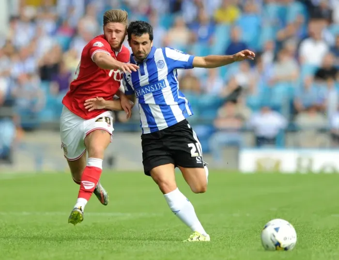 Framed Print : Wes Burns vs. Alex Lopez: Battle for Ball Possession in Sheffield Wednesday vs. Bristol City Championship Clash Framed Print : Wes Burns vs. Alex Lopez: Battle for Ball Possession in Sheffield Wednesday vs. Bristol City Championship Clash