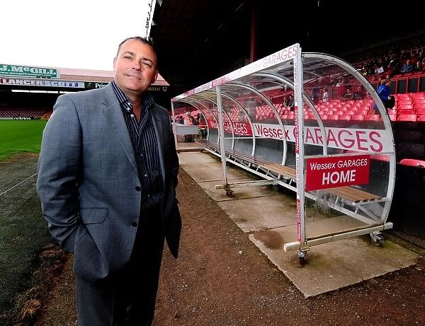 Wessex Garages Unveils Newly Branded Dugouts at Ashton Gate Stadium during Bristol City Football Club Open Day