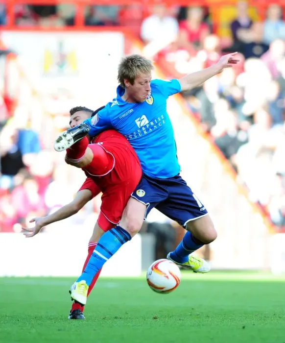 Framed Print : Wilson vs Becchio: A Championship Football Battle at Ashton Gate Framed Print : Wilson vs Becchio: A Championship Football Battle at Ashton Gate