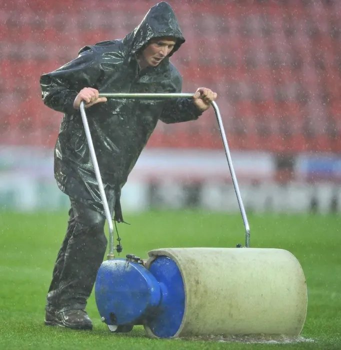 Framed Print : Winter's Grip: Braving the Elements - Ref's Call Ends Bristol City vs. Watford Battle Framed Print : Winter's Grip: Braving the Elements - Ref's Call Ends Bristol City vs. Watford Battle