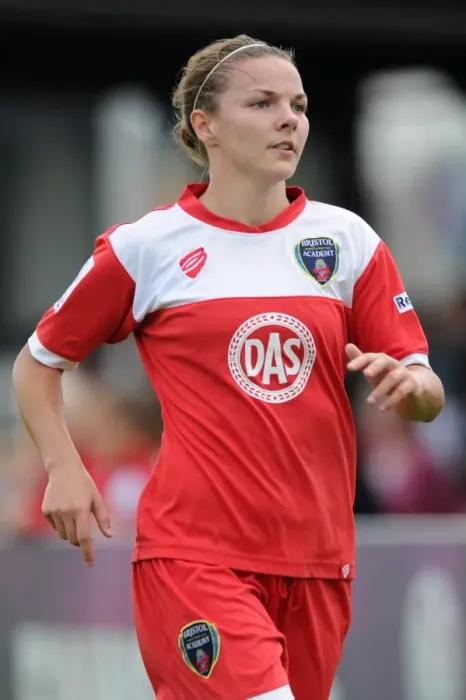 Framed Print : Women's Super League: Loren Dykes of Bristol Academy in Action Against Manchester City