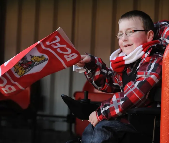Framed Print : Young Bristol City Fan's Excitement at Ashton Gate: Bristol City vs Swindon Town, Sky Bet League One Framed Print : Young Bristol City Fan's Excitement at Ashton Gate: Bristol City vs Swindon Town, Sky Bet League One