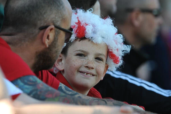Young Fan Smiles at Ashton Gate: Bristol City vs Coventry City, Sky Bet League One