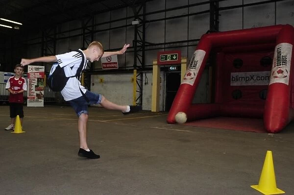 Young Fan Takes Aim at Ashton Gate: Bristol City vs. Bradford City, 2013