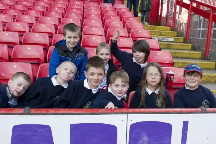 Framed Print : Young Fans Excitement: Bristol City vs. Gillingham, 01-03-2014