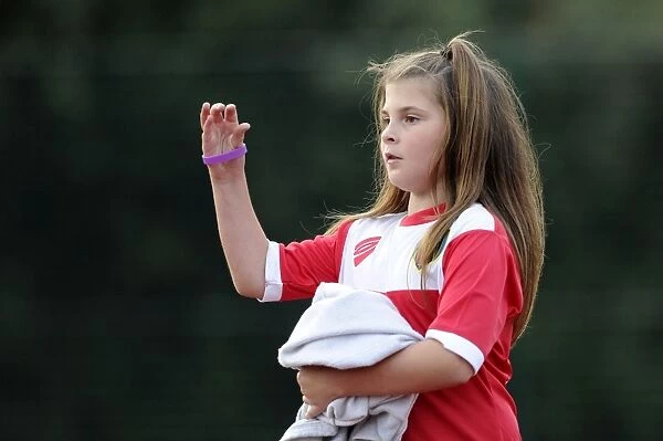 Young Fan's Excitement at FA WSL Match: BAWFC vs Arsenal Ladies (2014)