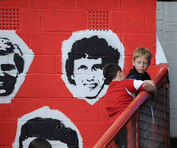 Young Fans Playing in the East End: A Moment of Joy at Ashton Gate, Bristol City vs Crewe (2014)