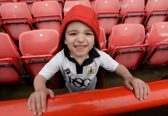 Framed Print : Young Fan's Thrill at Bristol City vs Gillingham, Sky Bet League One Match, Ashton Gate Framed Print : Young Fan's Thrill at Bristol City vs Gillingham, Sky Bet League One Match, Ashton Gate