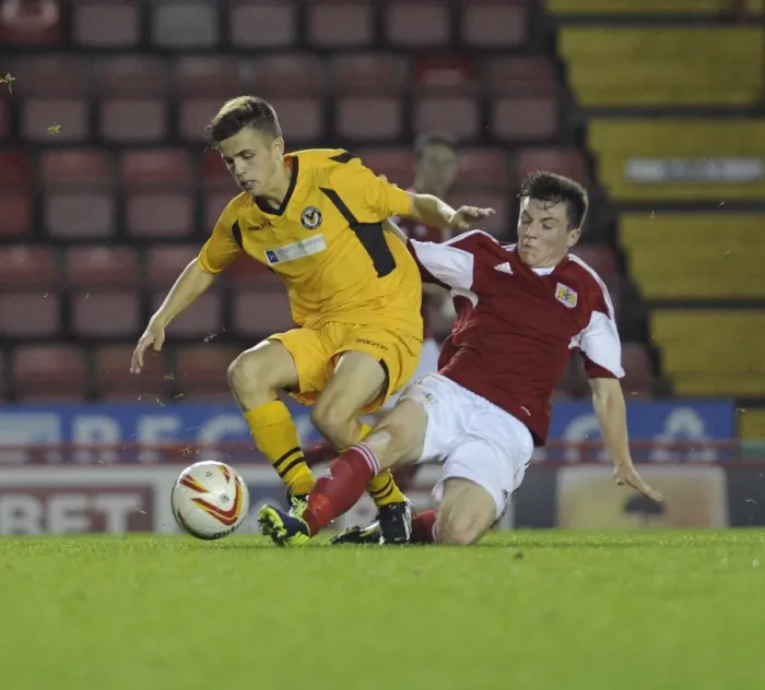 Framed Print : Youth Cup Clash at Ashton Gate: Bristol City U18s vs Newport County U18s Framed Print : Youth Cup Clash at Ashton Gate: Bristol City U18s vs Newport County U18s