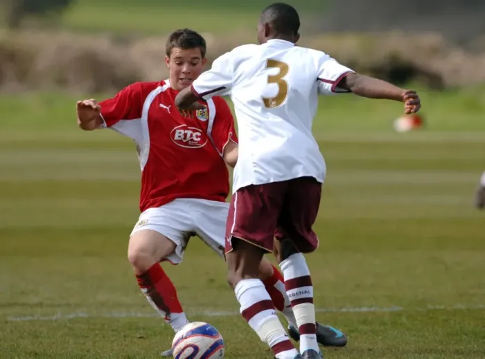 Framed Print : Youth Cup Showdown: Bristol City U18s vs Arsenal U18s Framed Print : Youth Cup Showdown: Bristol City U18s vs Arsenal U18s