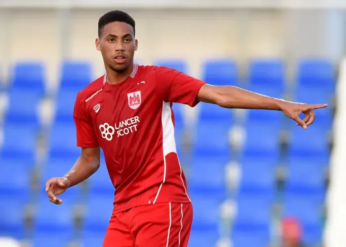 Framed Print : Zak Vyner of Bristol City in Action against Granada, 2016: Pre-season Friendly at Pinatar Arena
