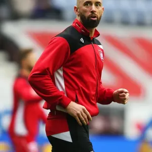 Aaron Wilbraham in Action: Bristol City vs. Wigan Athletic, Sky Bet Championship 2017