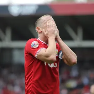 Aaron Wilbraham in Action: Bristol City vs Brentford, Sky Bet Championship, Ashton Gate