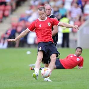 Aaron Wilbraham in Action: Bristol City's Pre-Season Thriller vs Cheltenham Town, 2014 Aaron Wilbraham in Action: Bristol City's Pre-Season Thriller vs Cheltenham Town, 2014