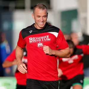Aaron Wilbraham in Action - Bristol City Print Aaron Wilbraham in Action - Bristol City Print