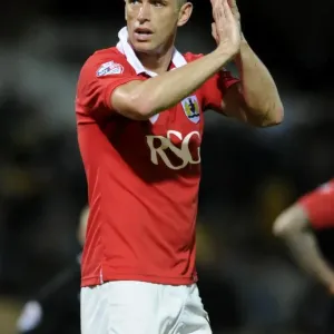 Aaron Wilbraham in Action Print - Bristol City vs Port Vale at Vale Park