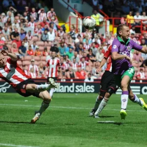 Aaron Wilbraham Chases Down the Ball: Sheffield United vs. Bristol City, Sky Bet League One Opening Game (09.08.14) Aaron Wilbraham Chases Down the Ball: Sheffield United vs. Bristol City, Sky Bet League One Opening Game (09.08.14)