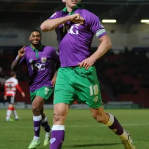 Aaron Wilbraham's Exuberant Goal Celebration Print Aaron Wilbraham's Exuberant Goal Celebration Print