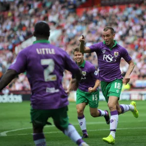 Season 14-15 Framed Print Collection: Sheffield United v Bristol City