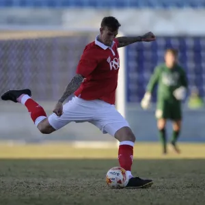 Aden Flint in Action: Bristol City vs Extension Gunners, Botswana 2014 Aden Flint in Action: Bristol City vs Extension Gunners, Botswana 2014