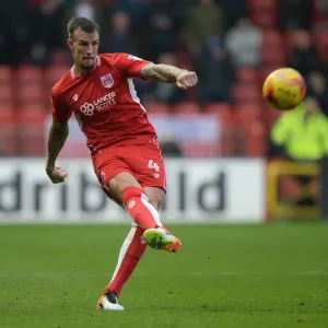 Aden Flint in Action: Bristol City vs Preston North End, Sky Bet Championship (17/12/2016)