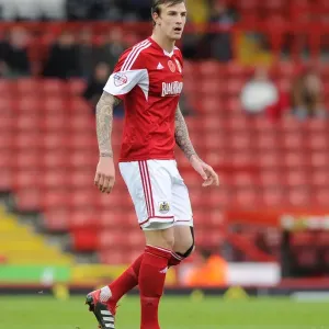 Aden Flint in Action: FA Cup First Round - Bristol City vs Dagenham and Redbridge