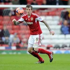 Aden Flint in Action: FA Cup First Round - Bristol City vs Dagenham and Redbridge