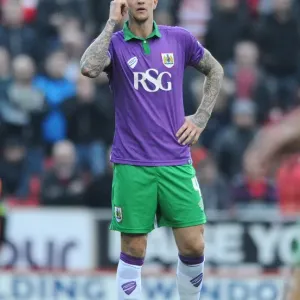Aden Flint in Action: Swindon Town vs. Bristol City, 15 November 2014