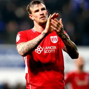 Aden Flint of Bristol City in Action at Ipswich Town, Sky Bet Championship (December 2016)