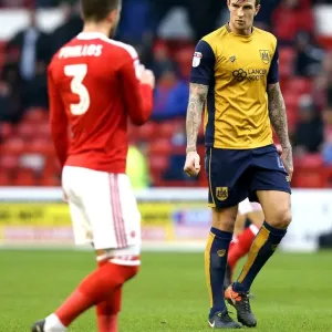 Aden Flint of Bristol City in Action Against Nottingham Forest, Sky Bet Championship 2017 Aden Flint of Bristol City in Action Against Nottingham Forest, Sky Bet Championship 2017