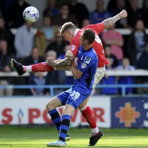 Aden Flint Clears Ball under Pressure: Rochdale vs. Bristol City, Sky Bet League One Aden Flint Clears Ball under Pressure: Rochdale vs. Bristol City, Sky Bet League One