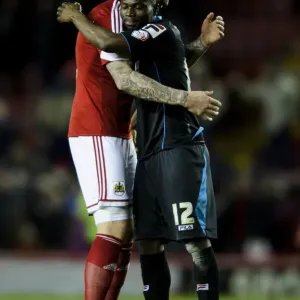 Aden Flint Consoles Disappointed Francois Zoko After Bristol City's 4-1 Victory Aden Flint Consoles Disappointed Francois Zoko After Bristol City's 4-1 Victory