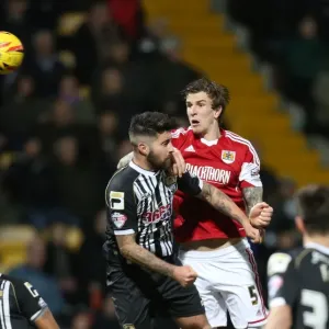 Aden Flint Goes for Glory: Notts County vs. Bristol City, League One Football Action (December 2013) Aden Flint Goes for Glory: Notts County vs. Bristol City, League One Football Action (December 2013)