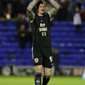 Aden Flint Honors Nana with RIP Tribute Shirt at Tranmere v Bristol City Match, November 16, 2013 Aden Flint Honors Nana with RIP Tribute Shirt at Tranmere v Bristol City Match, November 16, 2013